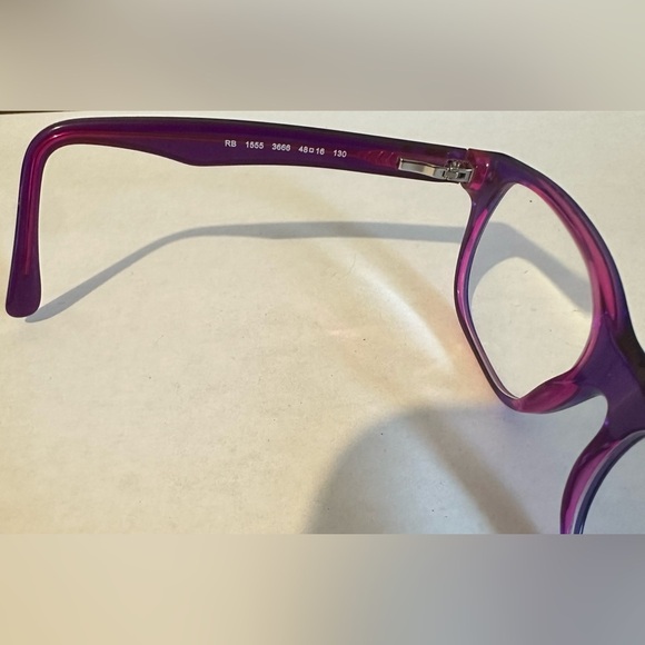 Ray-Ban Youth Girl Glasses Frame Purple Tone RB1555 Glasses 4816 130 - Picture 6 of 6